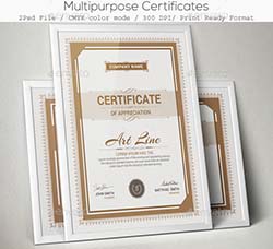 通用型证书模板：Multipurpose Certificates